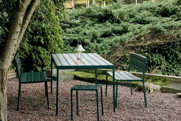 HAY Balcony bänk, 114 x 52 cm, mörk skog