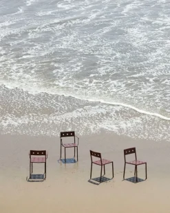 HAY Balkong fåtölj, järnröd