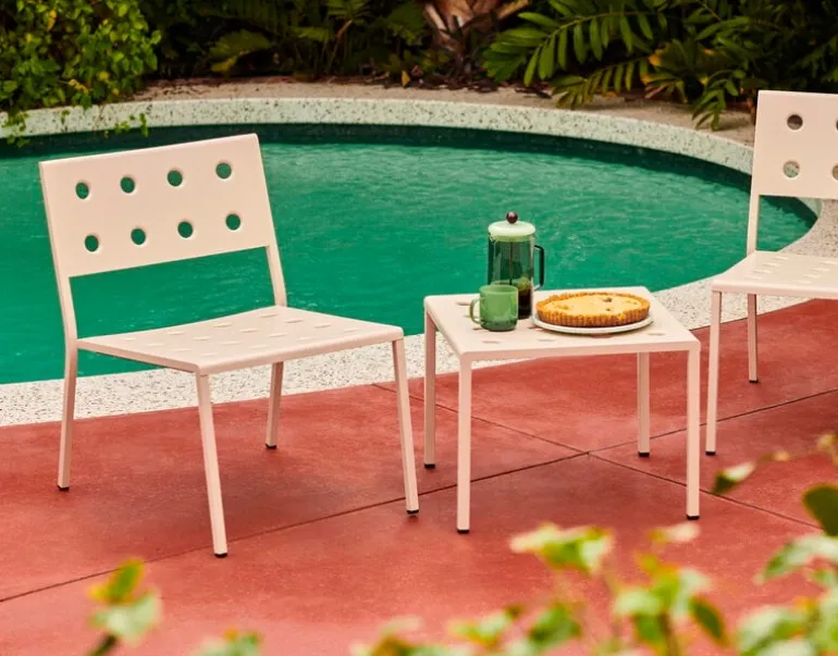 HAY Balkong lounge stol, krita beige