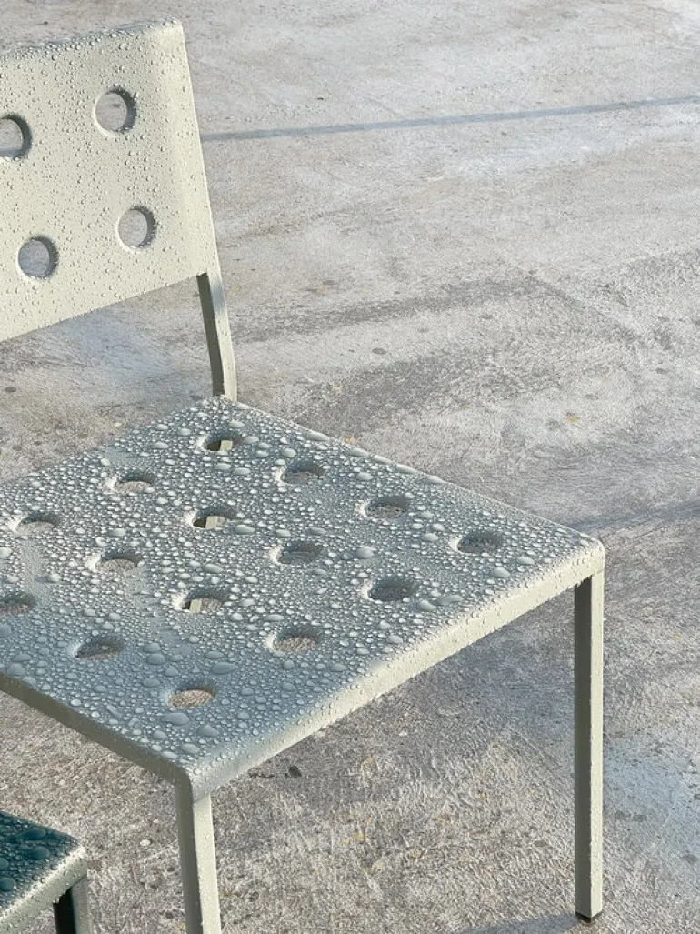 HAY Balkong lounge stol, krita beige