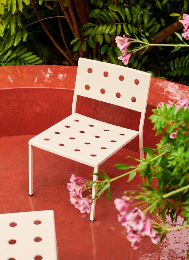 HAY Balkong lounge stol, krita beige