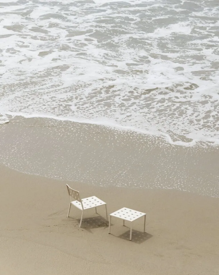 HAY Balkong lounge stol, krita beige