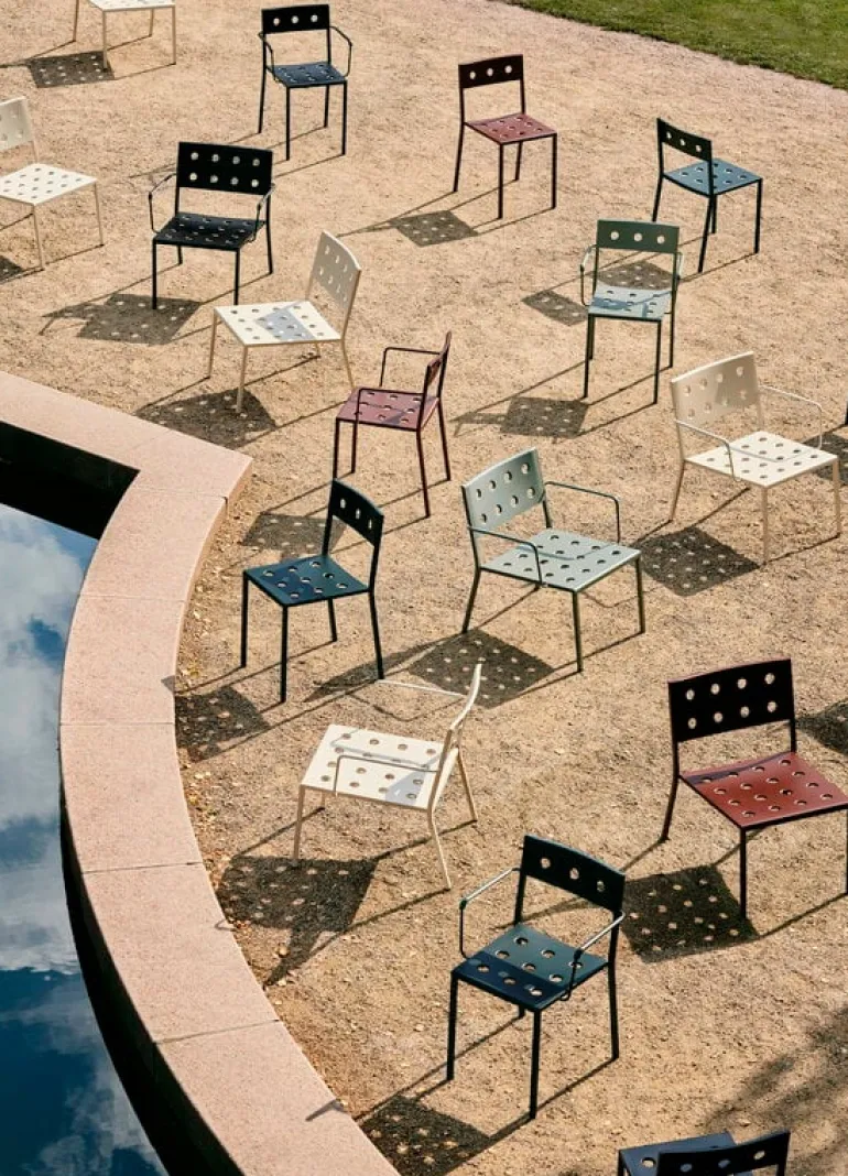 HAY Balkong lounge stol, krita beige