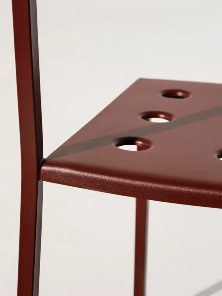 HAY Balkong loungefåtölj, järnröd