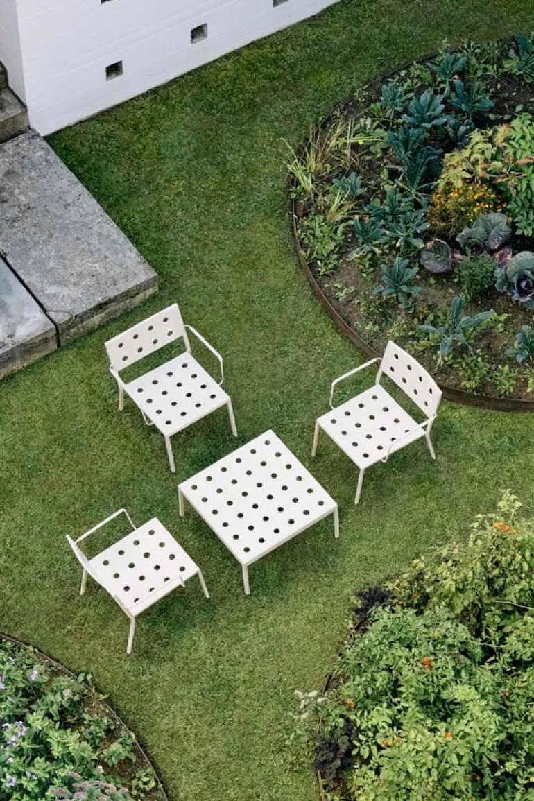 HAY Balkong loungefåtölj, kritbeige