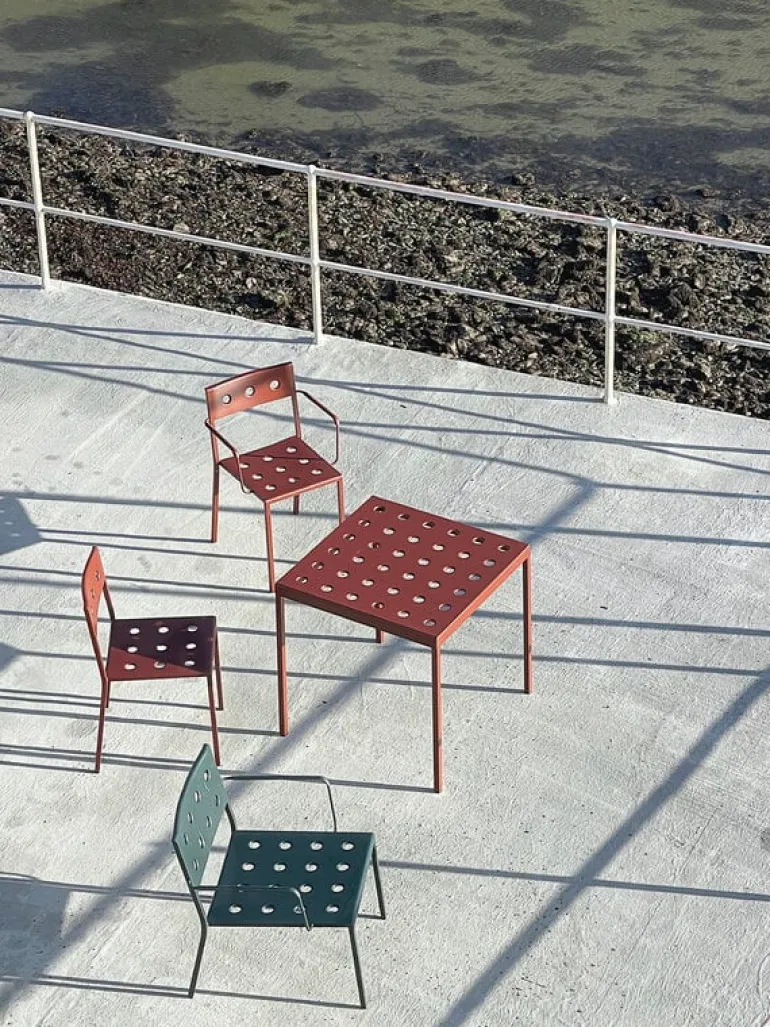 HAY Balkong loungefåtölj, mörk skog