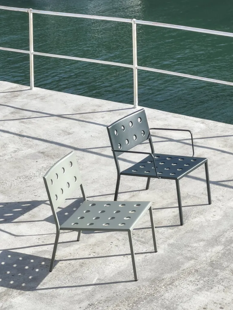 HAY Balkong loungefåtölj, mörk skog