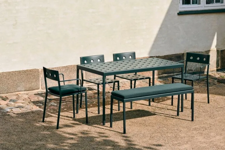 HAY Balkongbänk, 119,5 cm, mörk skog