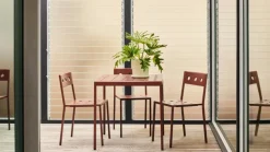 HAY Balkongbord, 75 x 76 cm, järnröd