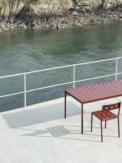 HAY Balkongbord, 190 x 87 cm, järnröd