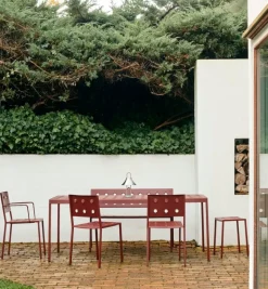 HAY Balkongbord, 190 x 87 cm, järnröd