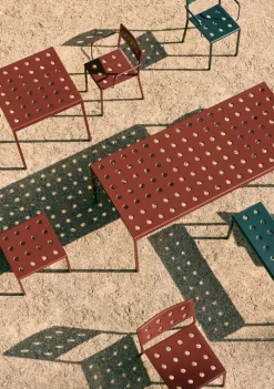 HAY Balkongbord, 144 x 76 cm, järnröd