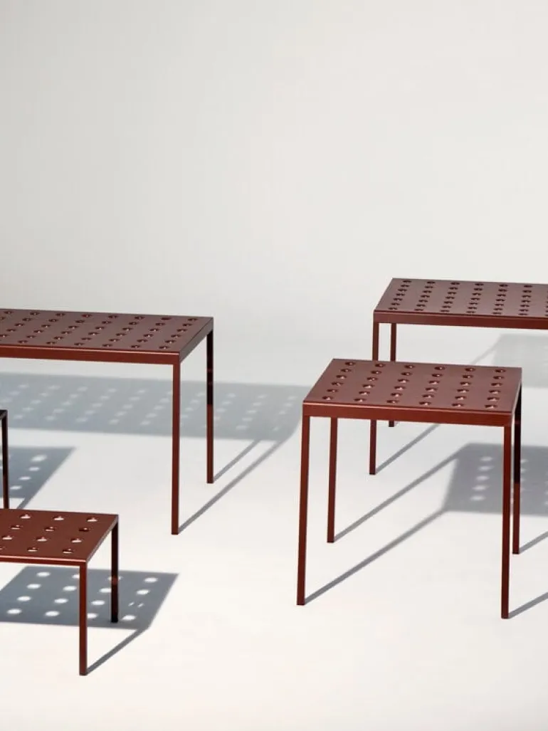 HAY Balkongbord, 144 x 76 cm, järnröd