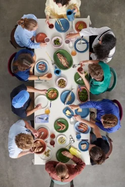 HAY Barro ovalt fat, L, grön