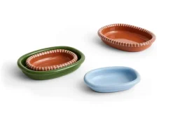 HAY Barro ovalt fat, S, ljusblå