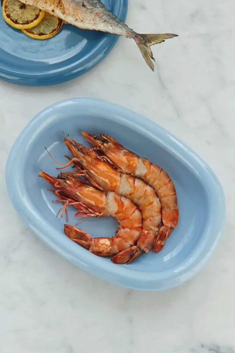 HAY Barro tallrik, set om 2, 18 cm, mörkblå