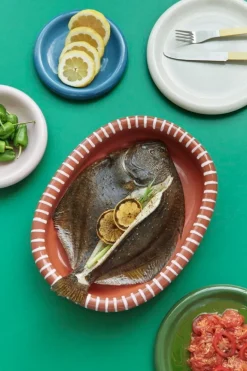 HAY Barro tallrik, set om 2, 18 cm, grön