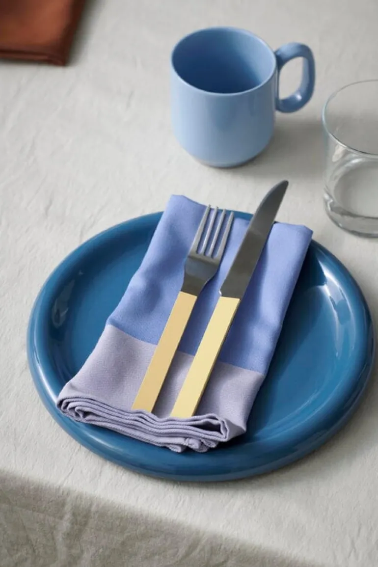 HAY Barro tallrik, set om 2, 24 cm, mörkblå