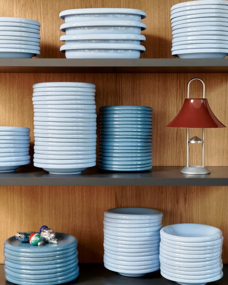 HAY Barro tallrik, set om 2, 24 cm, mörkblå