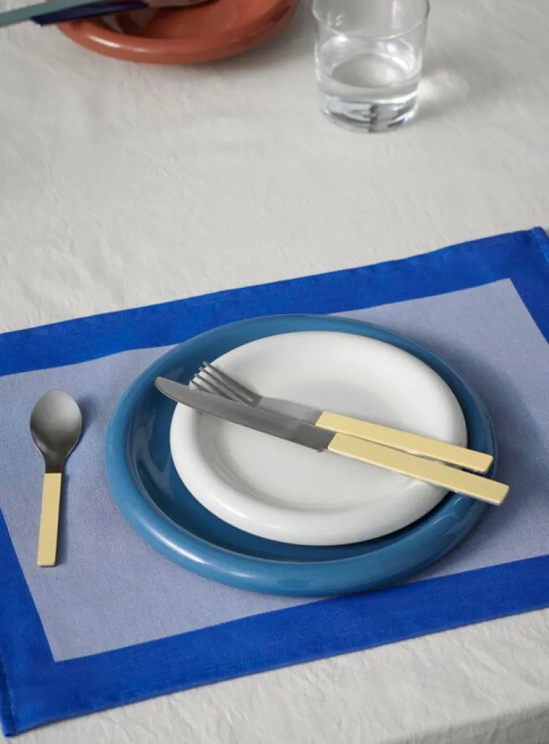 HAY Barro tallrik, set om 2, 24 cm, mörkblå