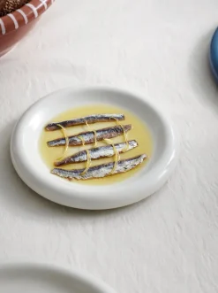 HAY Barro tallrik, set om 2, 18 cm, naturvit