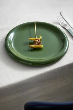 HAY Barro tallrik, set om 2, 24 cm, grön