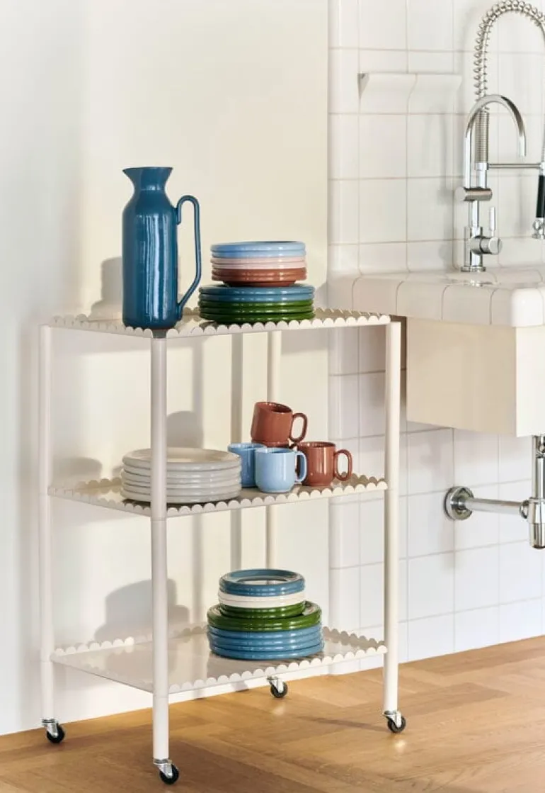 HAY Barro tallrik, set om 2, 24 cm, grön