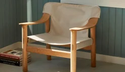 HAY Bernard fåtölj, ek - kanvas
