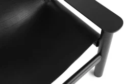 HAY Bernard fåtölj, svart ek - svart läder