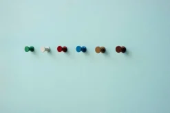 HAY Bolt Hook set, 2 stycken, mörkbrun