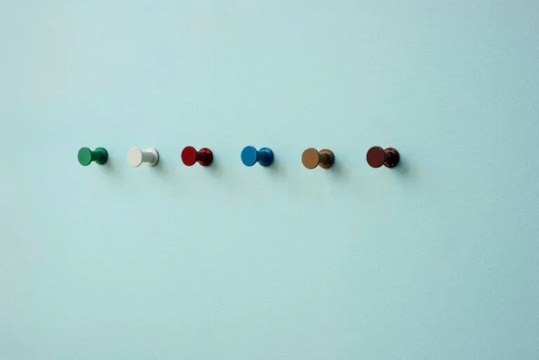 HAY Bolt Hook set, 2 stycken, blå