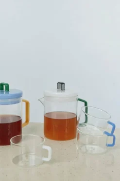 HAY Brew kopp, set om 2, klar – ljusblå jade