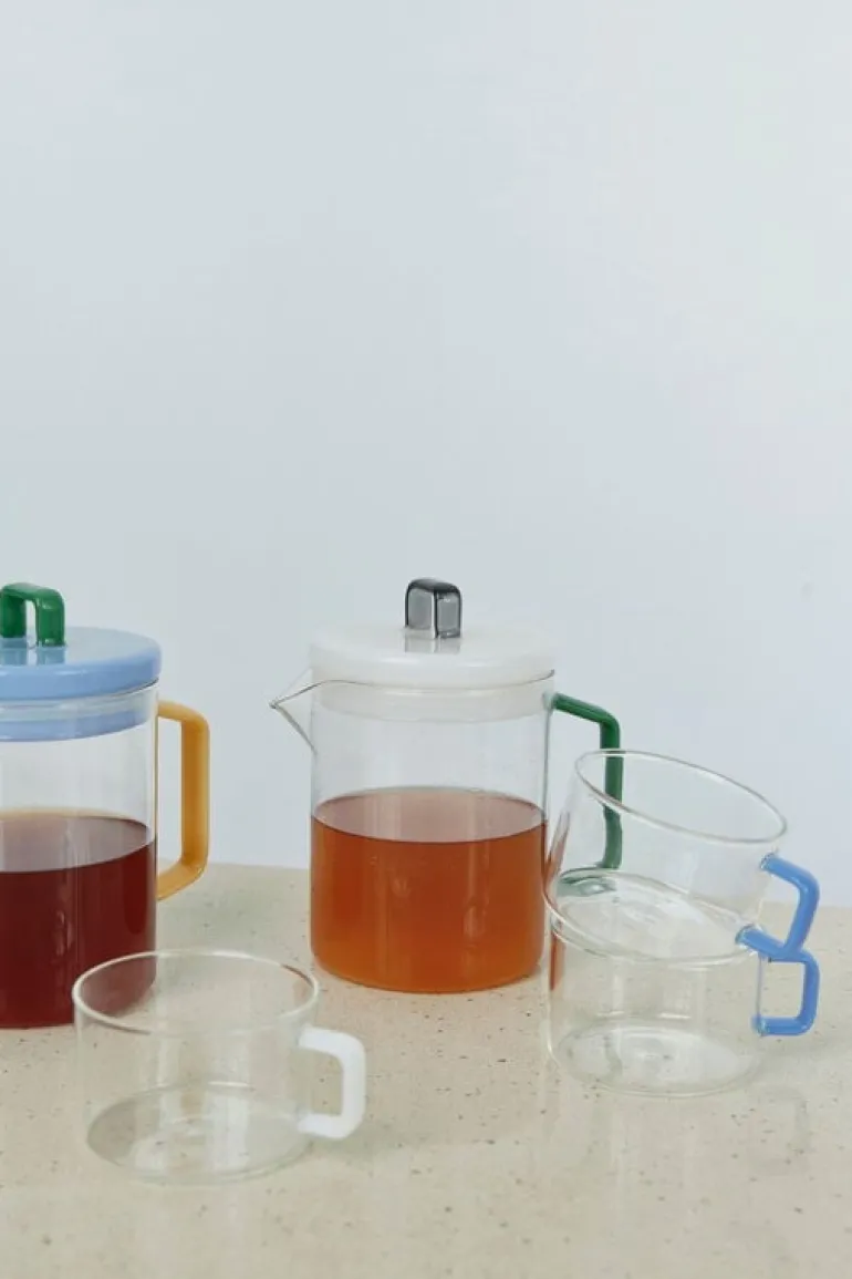 HAY Brew kopp, set om 2, klar – ljusblå jade