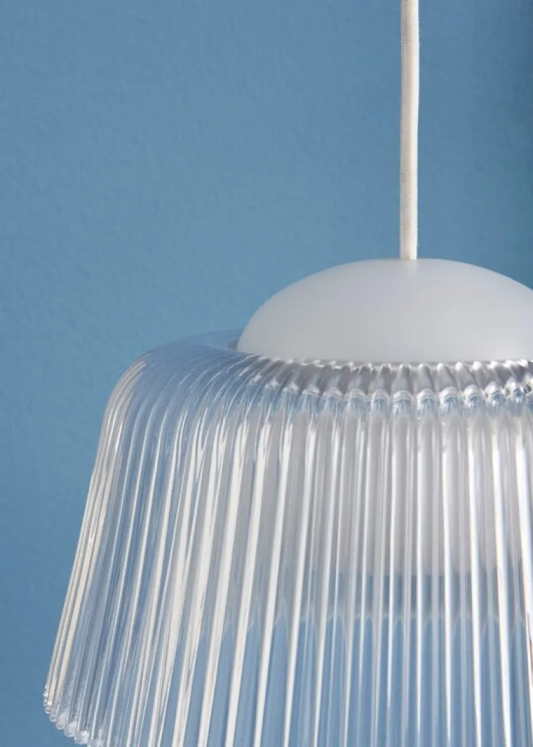 HAY Brim, pendellampa, 24,5 cm, klarglas