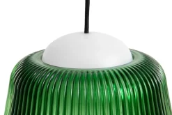 HAY Brim, pendellampa, 24,5 cm, flaskgrönt glas