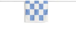 HAY Check badrumsmatta, 50 x 90 cm, himmelsblå