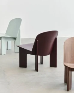 HAY Chisel fåtölj, lackerad valnöt