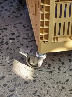 HAY Colour Crate hjulset, 4 stycken, L