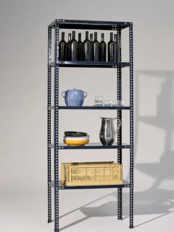 HAY Colour Crate, L, återvunnen plast, gyllengul