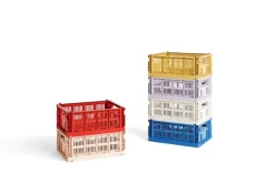 HAY Colour Crate, M, återvunnen plast, off-white
