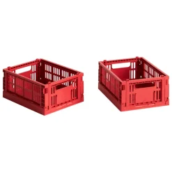 HAY Colour Crate Mini, 2 st, röd