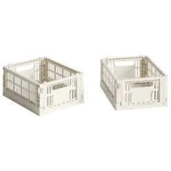 HAY Colour Crate Mini, 2-pack, offwhite