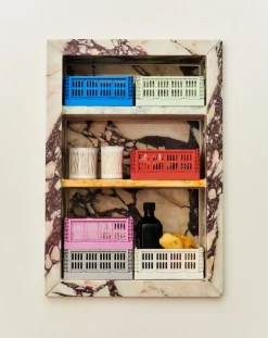 HAY Colour Crate Mini, 2-pack, ljusgrå