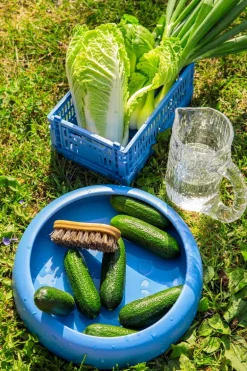 HAY Colour Crate, S, återvunnen plast, elektrisk blå