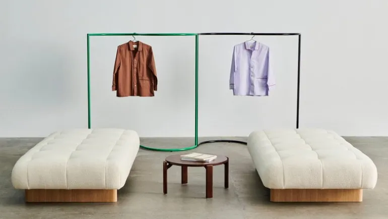 HAY Colour Rack, klädhängare, S-form, djungelgrön