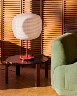 HAY Common bordslampa bas, signalröd stål