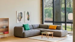 HAY Common golvlampfot, toppgrå - grå terrazzo