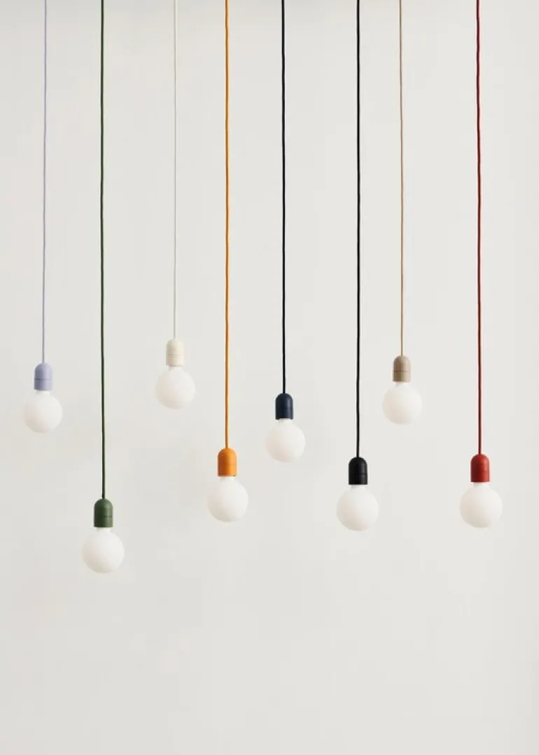 HAY Common pendelsladdset, lera vit