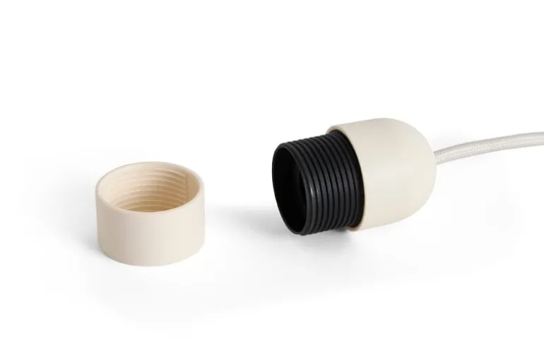 HAY Common pendelsladdset, lera vit