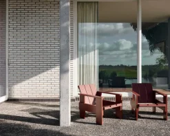 HAY Crate fåtölj, iron red